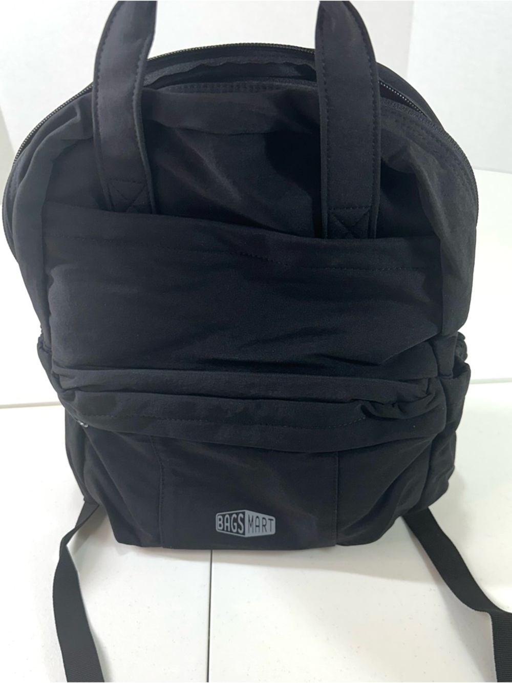 Men's Bagsmart Black Everyday Backpack - Picture 3 of 9